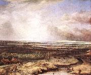 Philips Koninck An Extensive Landscape with a Hawking Party china oil painting reproduction